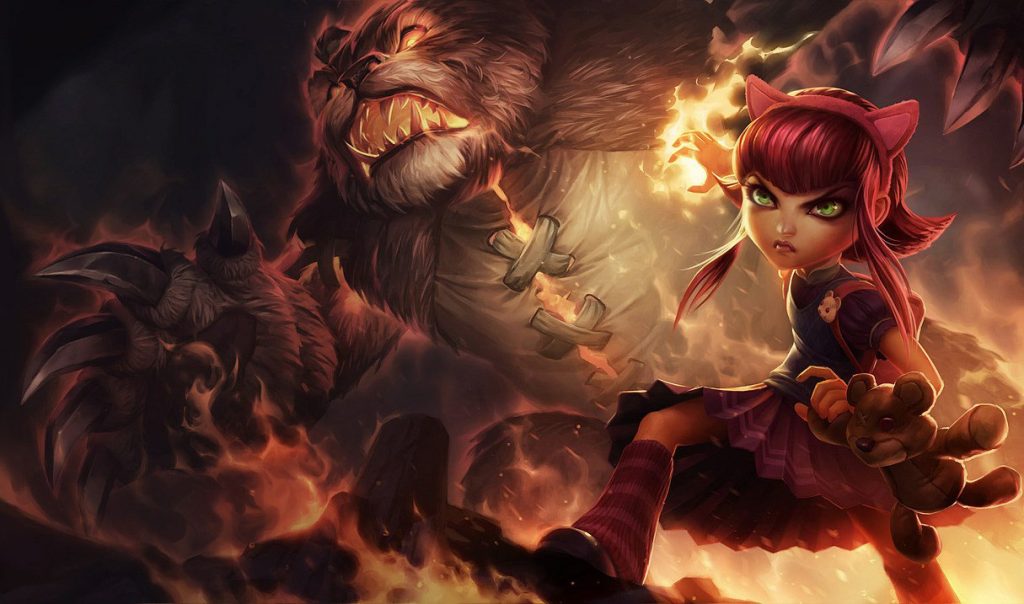 Энни: сплэш-арт League of Legends