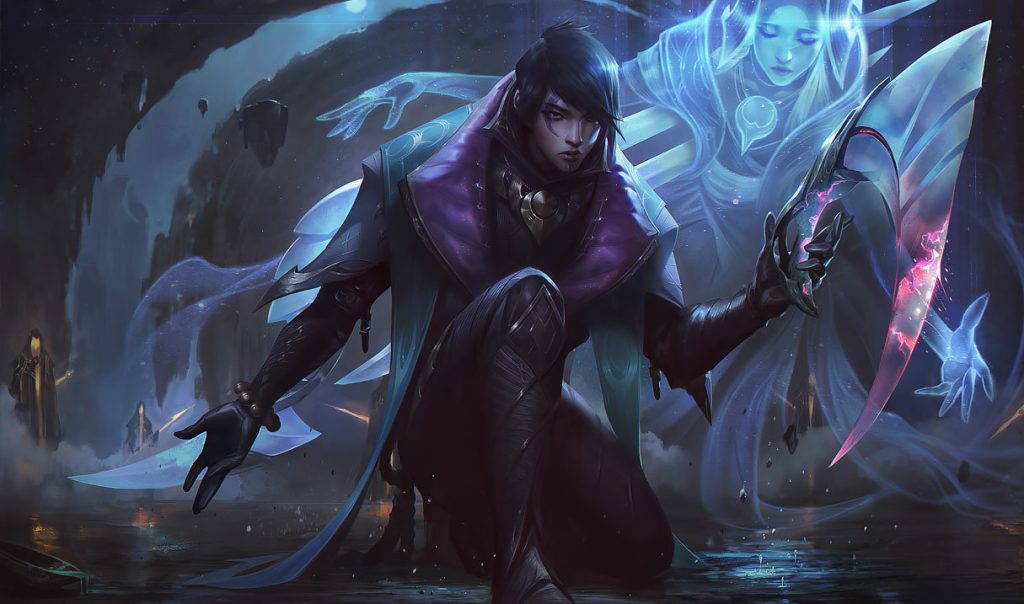 Афелий: сплэш-арт League of Legends