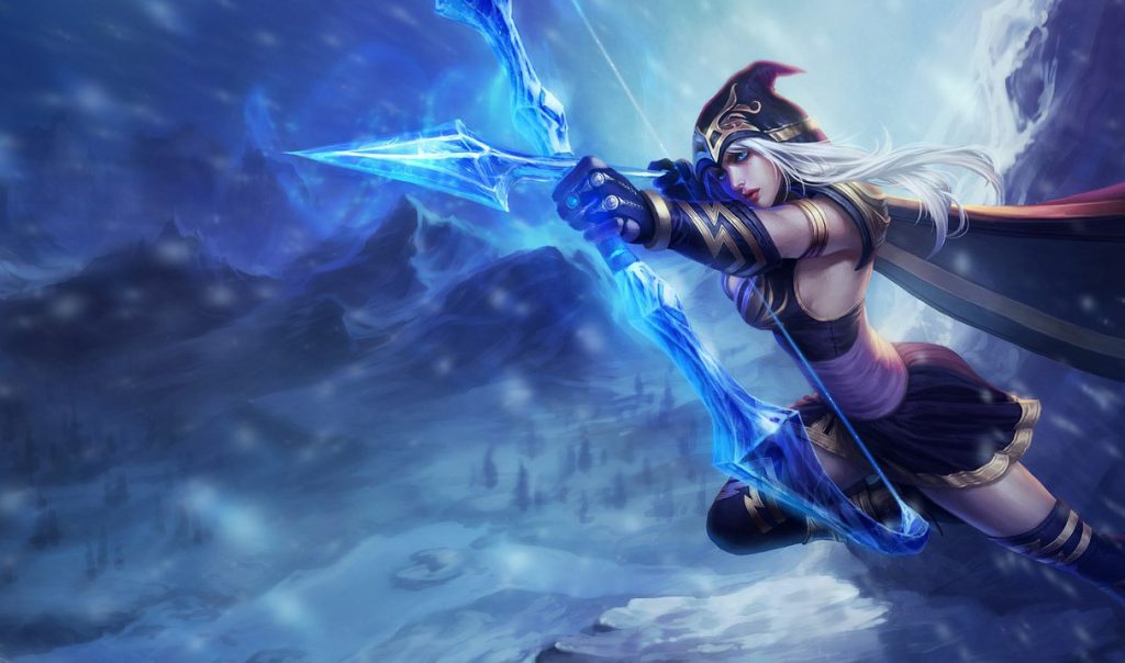 Эш: сплэш-арт League of Legends