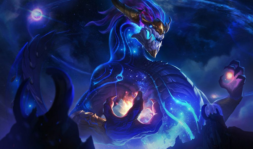 Аурелион Сол: сплэш-арт League of Legends