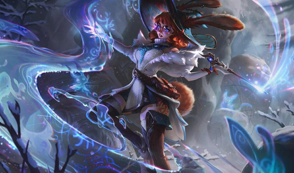 Аврора: сплэш-арт League of Legends