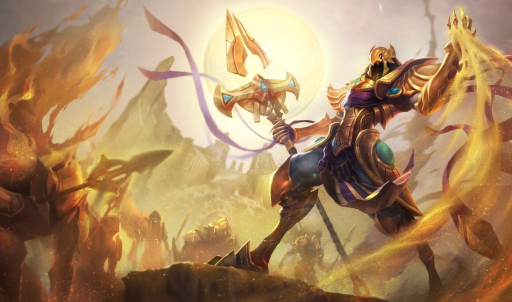 Азир: сплэш-арт League of Legends