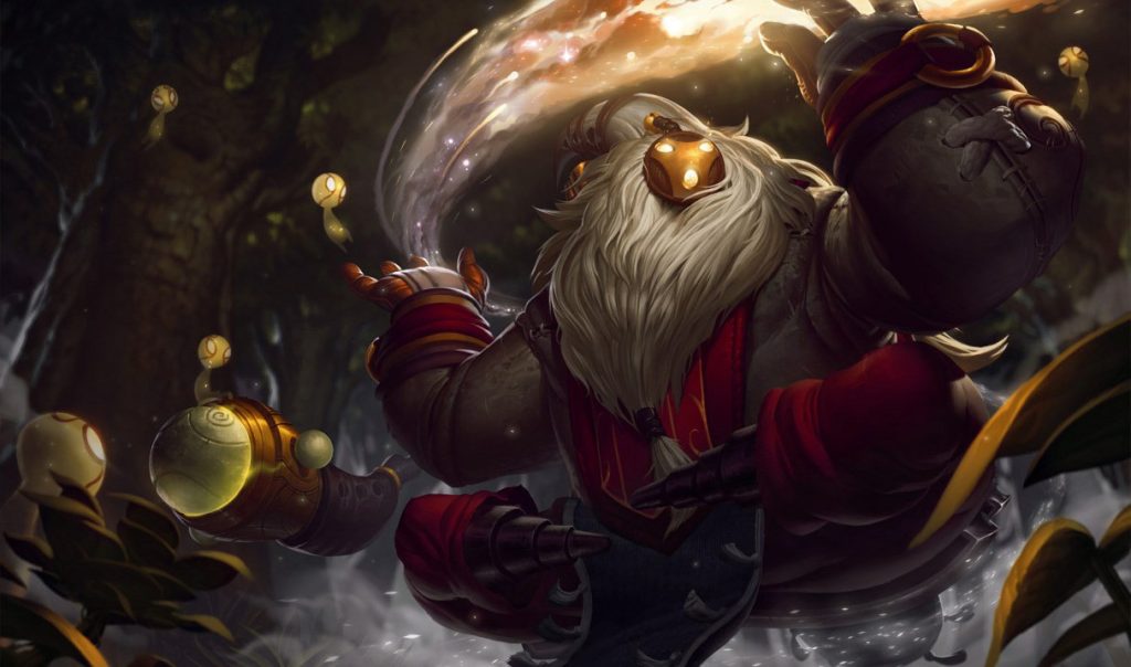 Бард: сплэш-арт League of Legends