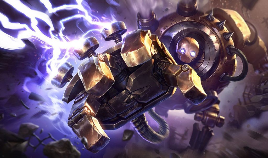 Блицкранк: сплэш-арт League of Legends
