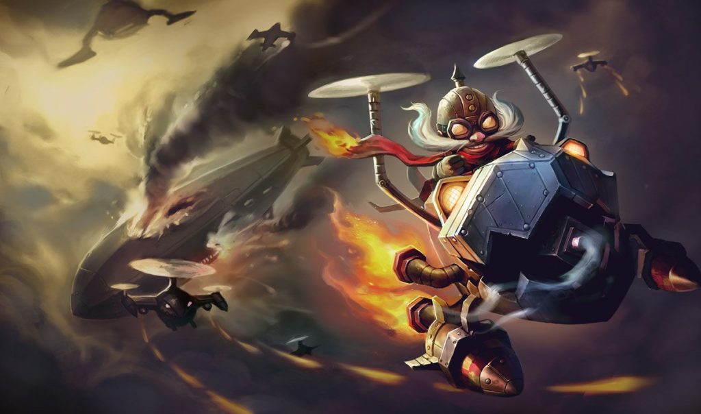 Корки: сплэш-арт League of Legends