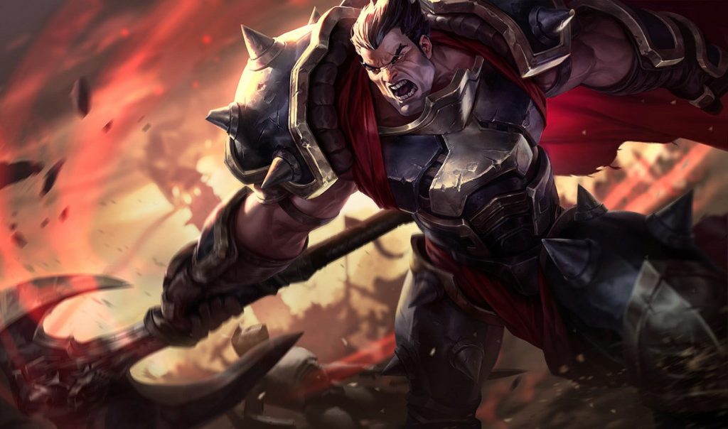 Дариус: сплэш-арт League of Legends