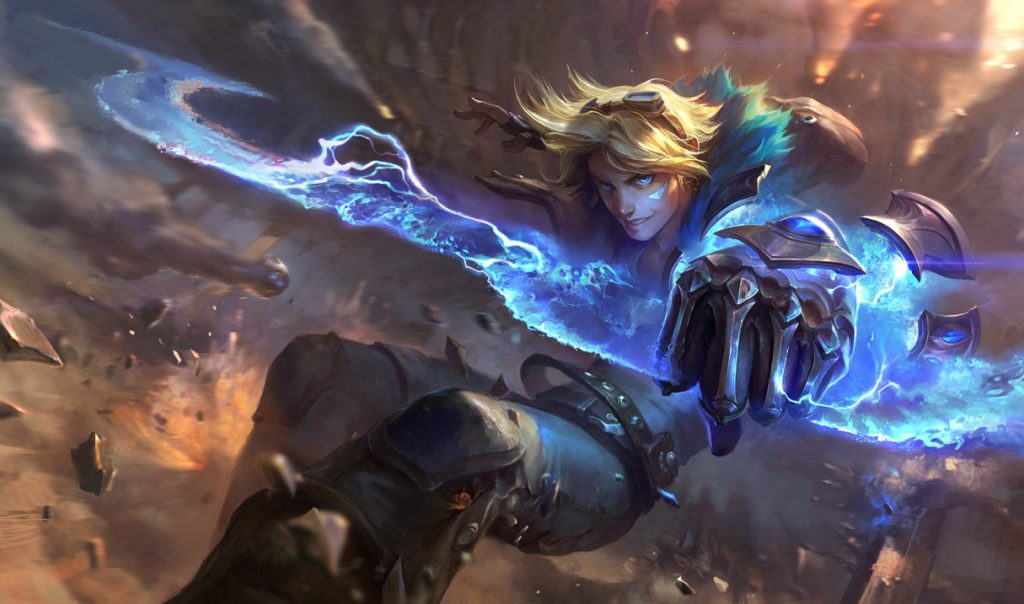 Эзреаль: сплэш-арт League of Legends