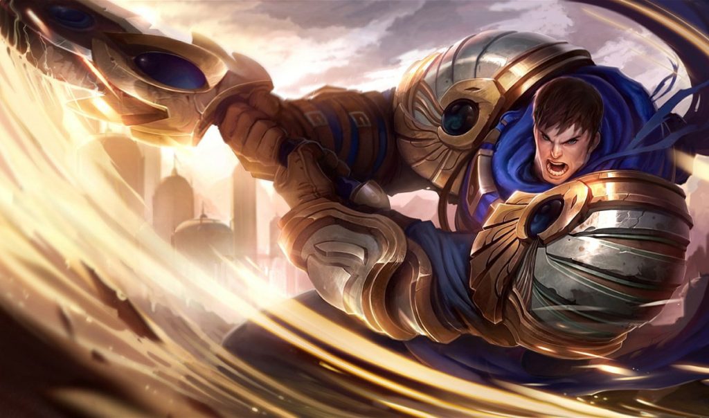 Гарен: сплэш-арт League of Legends