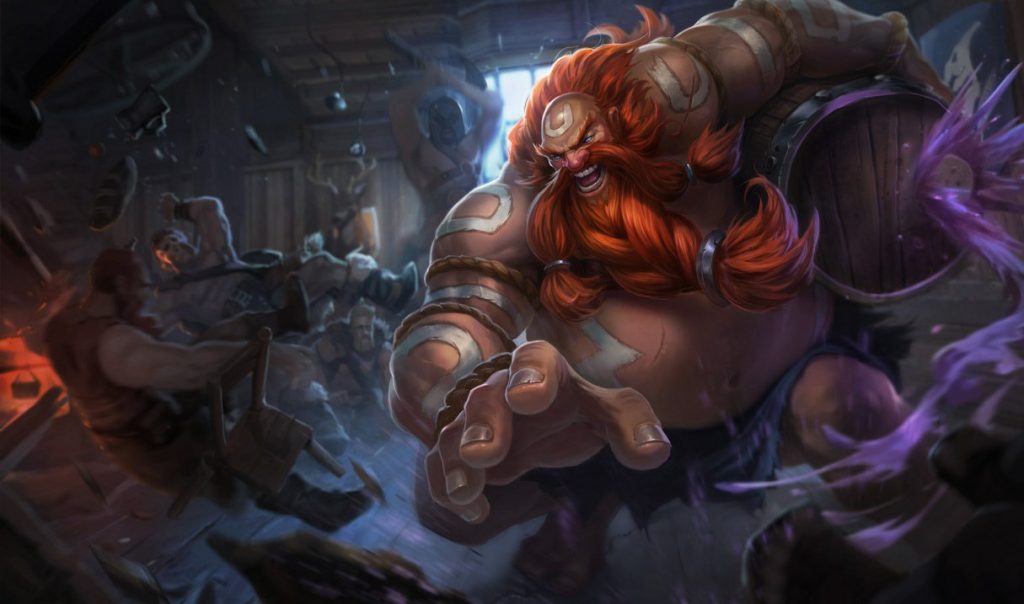 Грагас: сплэш-арт League of Legends