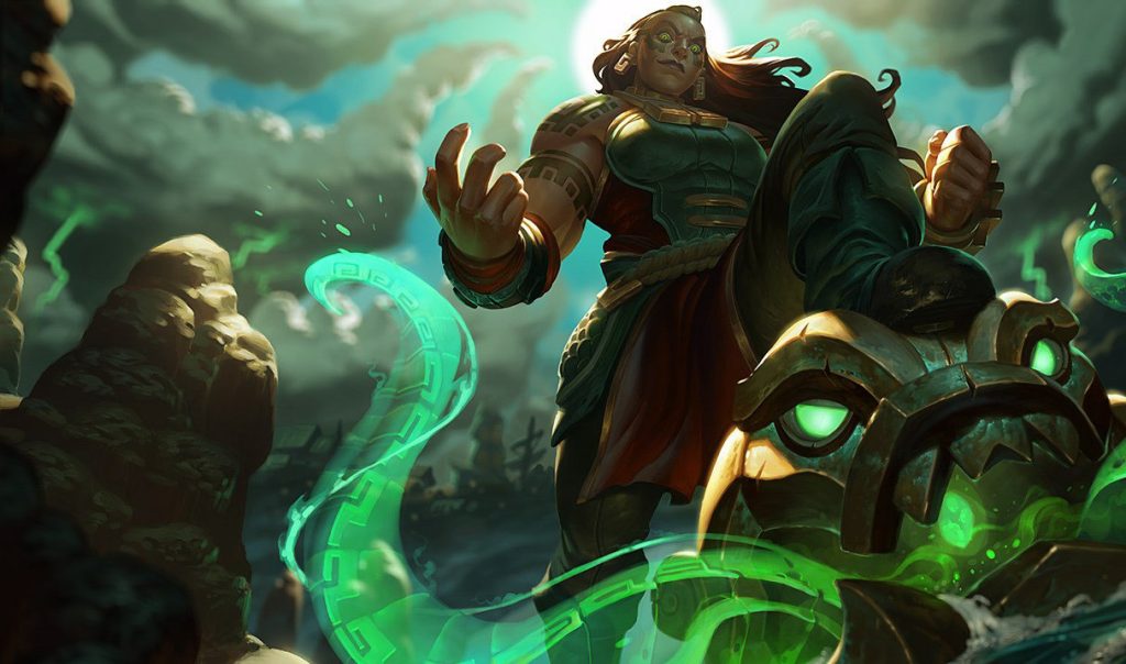 Иллаой: сплэш-арт League of Legends