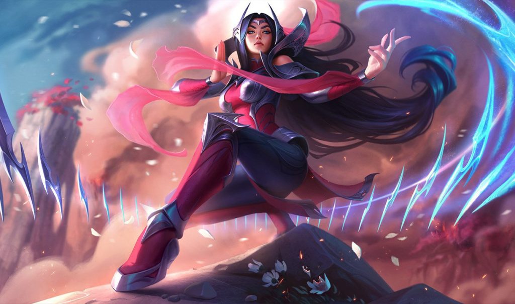 Ирелия: сплэш-арт League of Legends