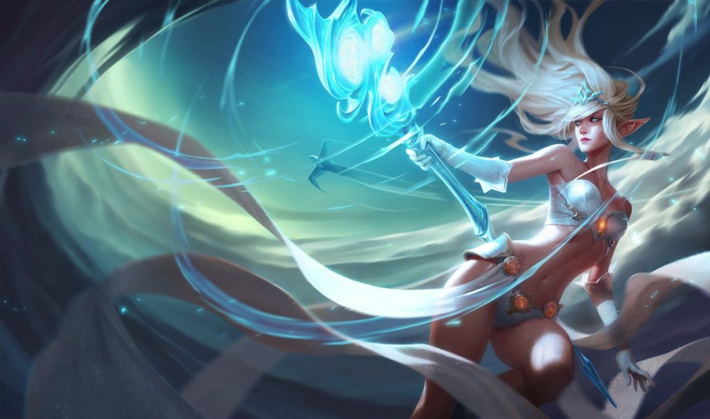 Жанна: сплэш-арт League of Legends