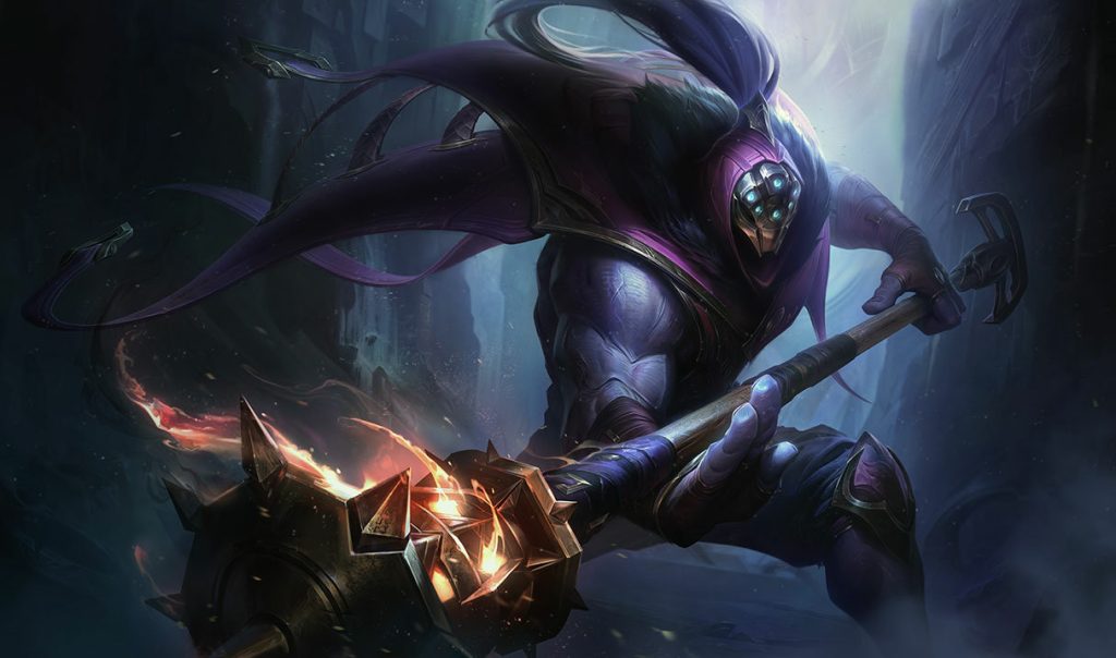 Джакс: сплэш-арт League of Legends