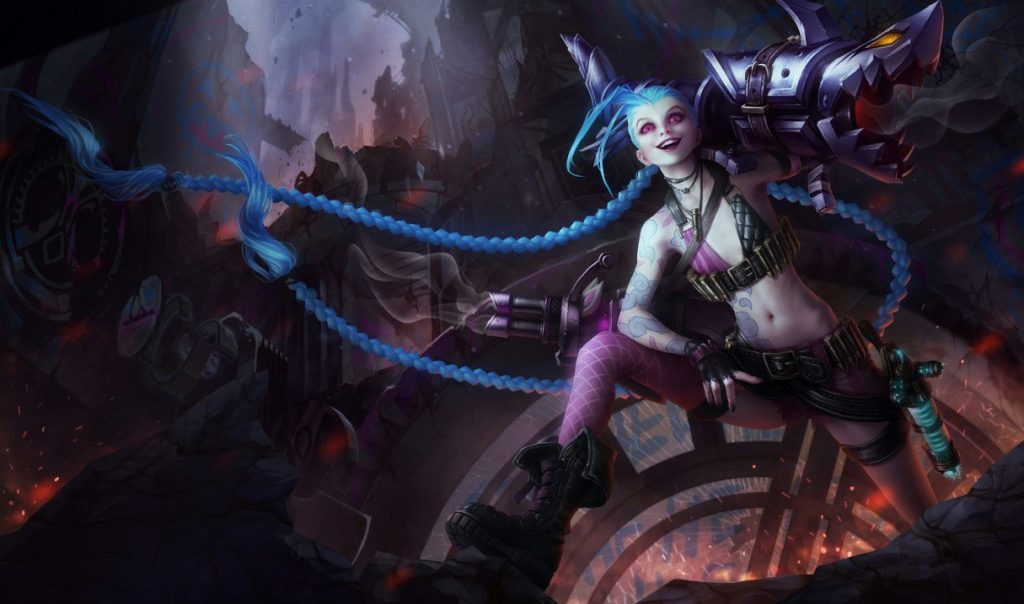 Джинкс: сплэш-арт League of Legends