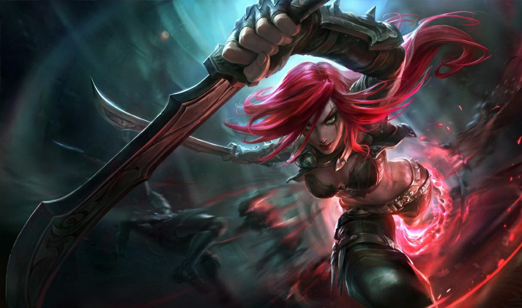 Катарина: сплэш-арт League of Legends