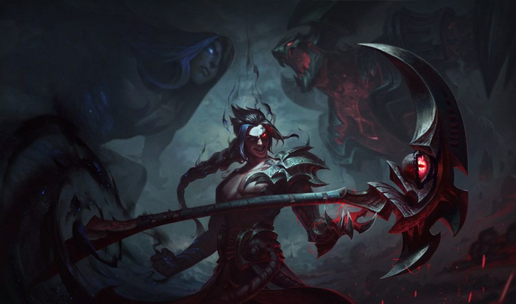 Каин: сплэш-арт League of Legends