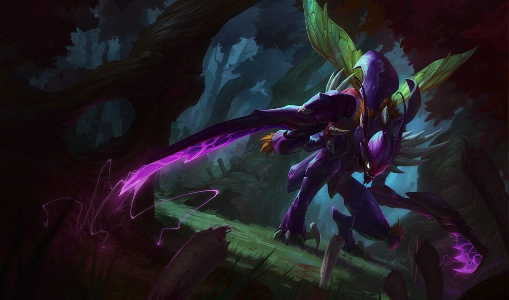 Ка'Зикс: сплэш-арт League of Legends