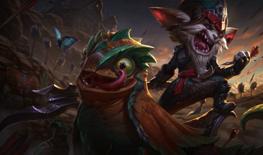 Клед: сплэш-арт League of Legends