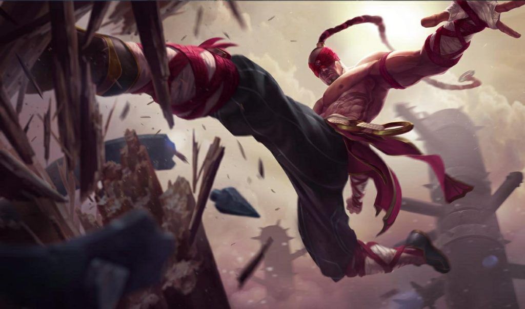 Ли Син: сплэш-арт League of Legends