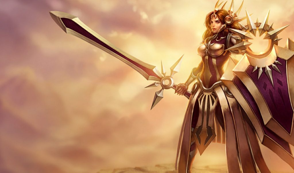 Леона: сплэш-арт League of Legends