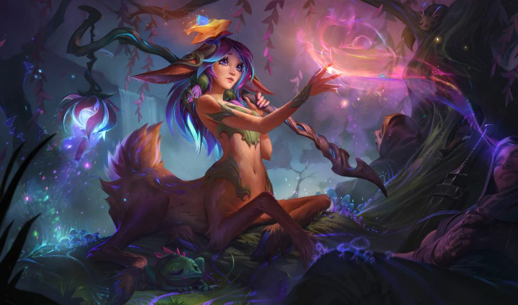 Лиллия: сплэш-арт League of Legends