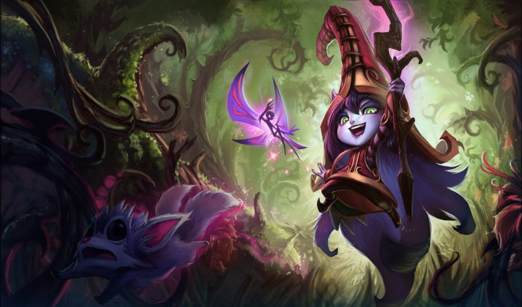 Лулу: сплэш-арт League of Legends