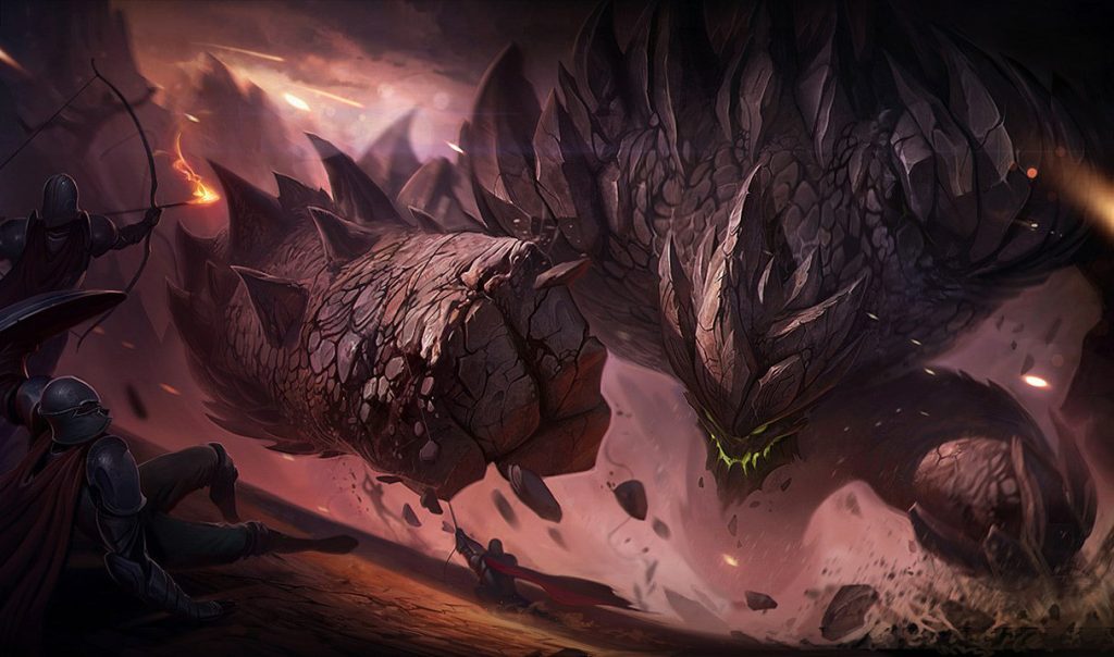 Мальфит: сплэш-арт League of Legends