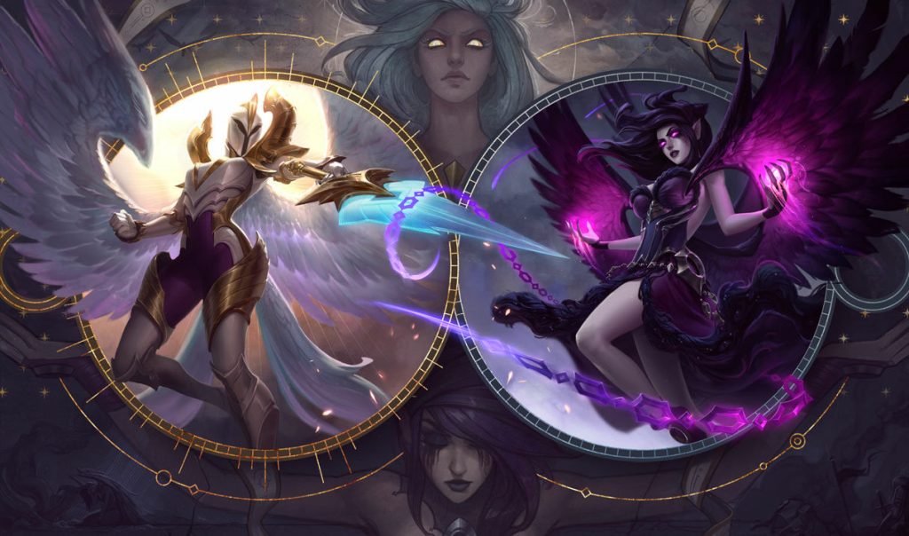 Моргана: сплэш-арт League of Legends