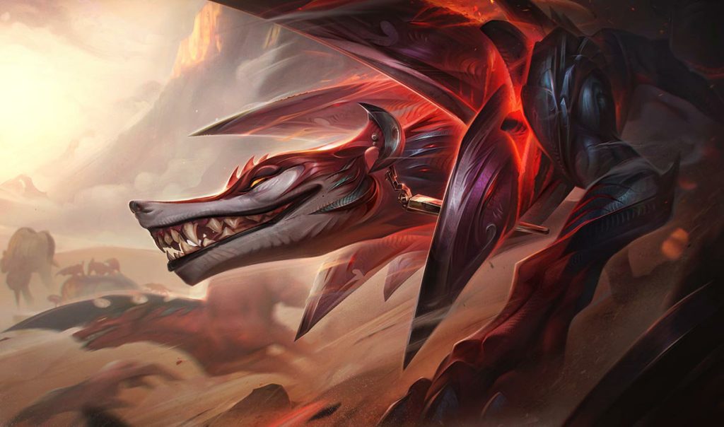 Наафири: сплэш-арт League of Legends