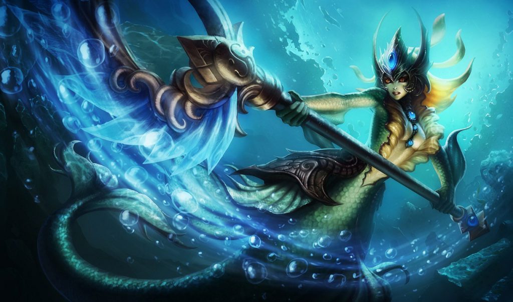 Нами: сплэш-арт League of Legends