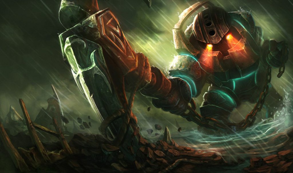 Наутилус: сплэш-арт League of Legends