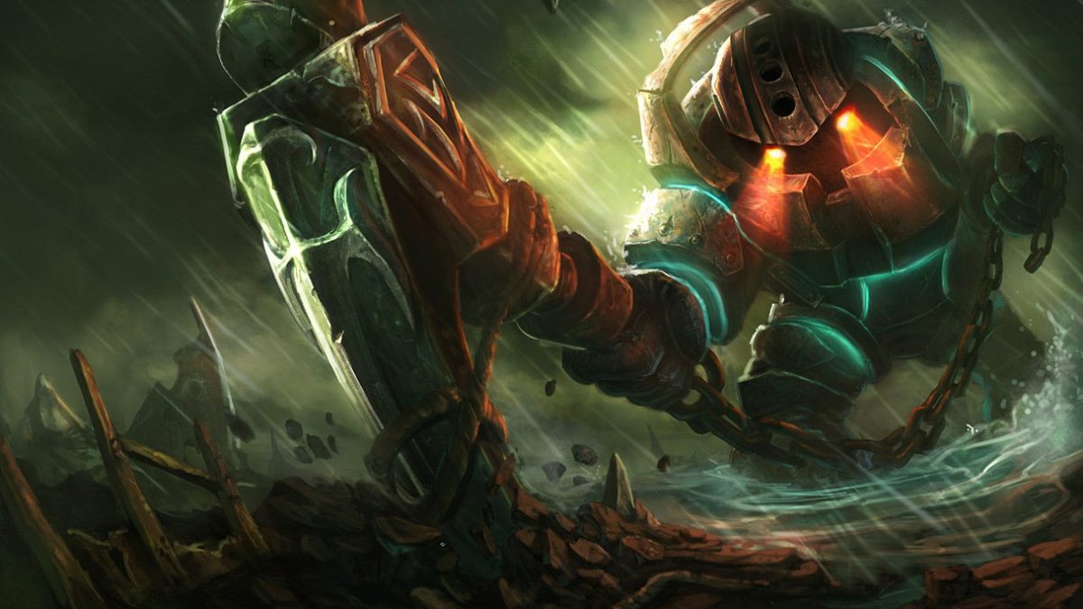 Наутилус: сплэш-арт League of Legends