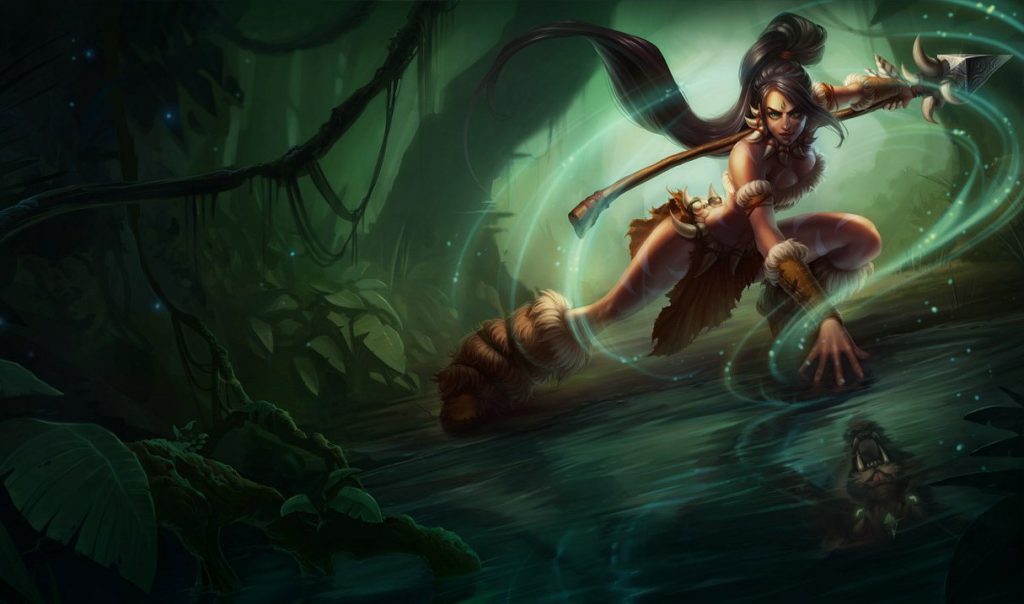 Нидали: сплэш-арт League of Legends