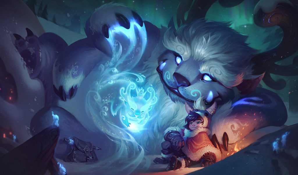 Нуну и Виллумп: сплэш-арт League of Legends
