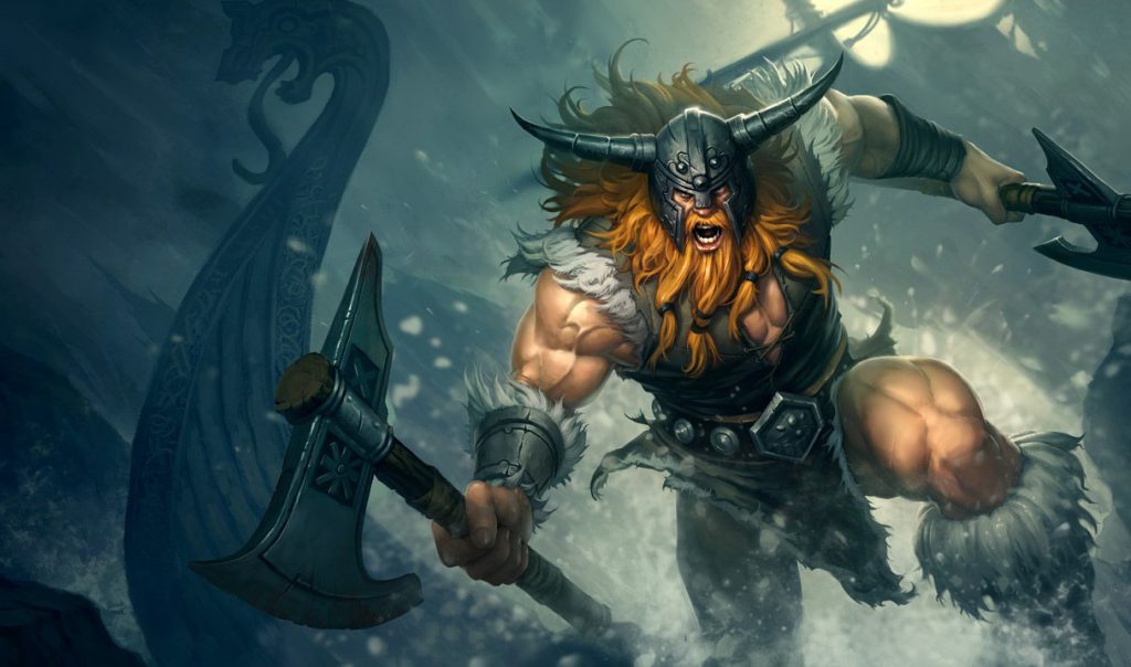 Олаф: сплэш-арт League of Legends