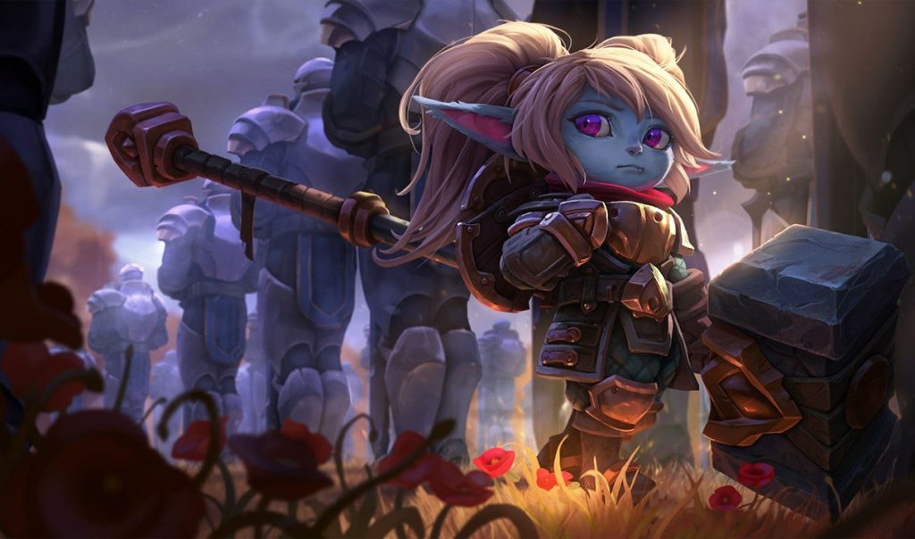 Поппи: сплэш-арт League of Legends