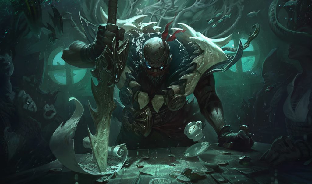Пайк: сплэш-арт League of Legends
