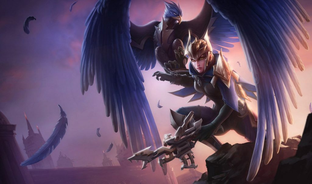 Квинн: сплэш-арт League of Legends