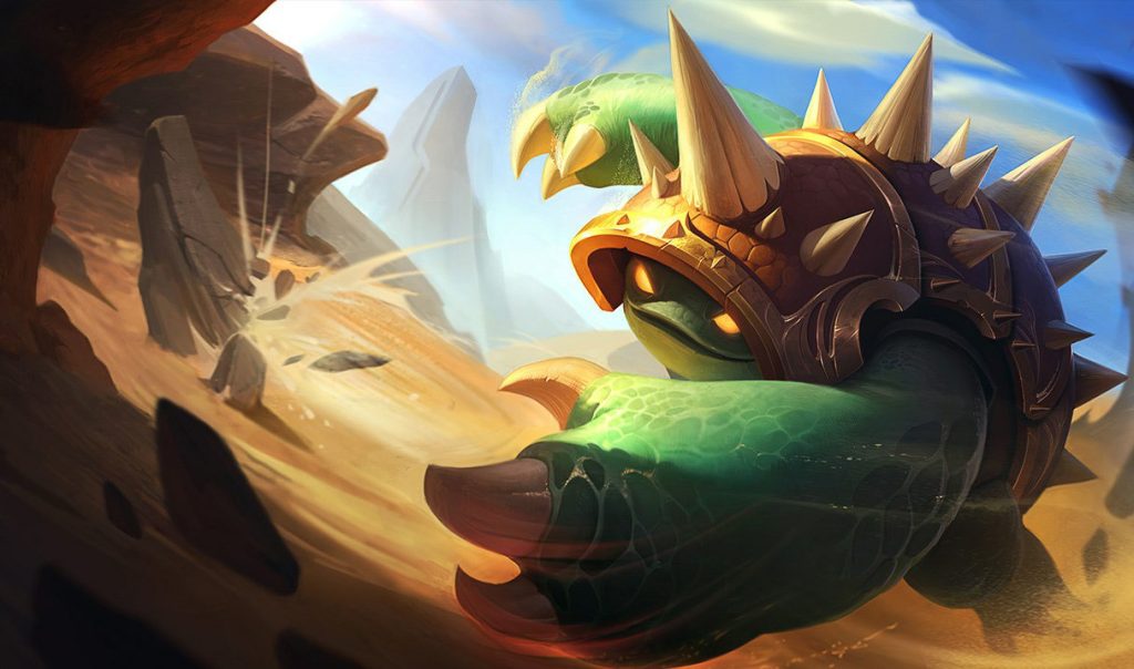 Раммус: сплэш-арт League of Legends