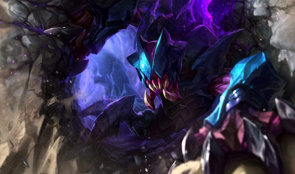 Рек'Сай: сплэш-арт League of Legends