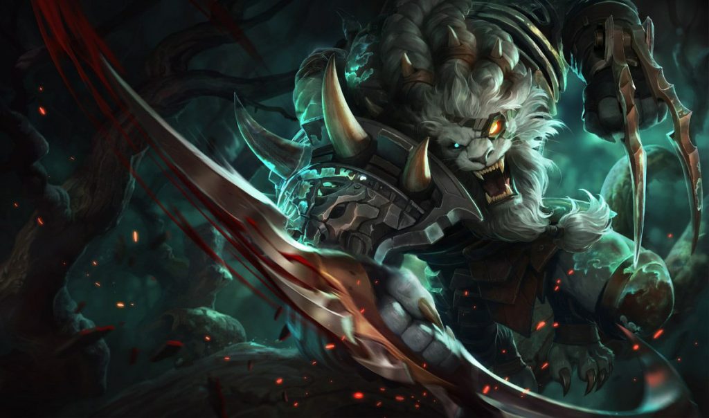 Ренгар: сплэш-арт League of Legends