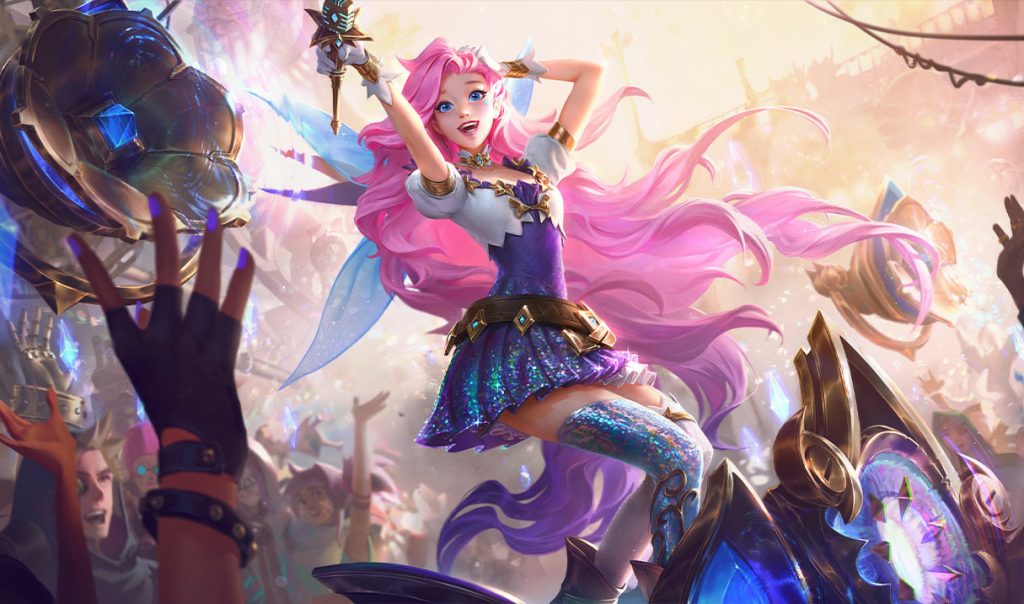Серафина: сплэш-арт League of Legends