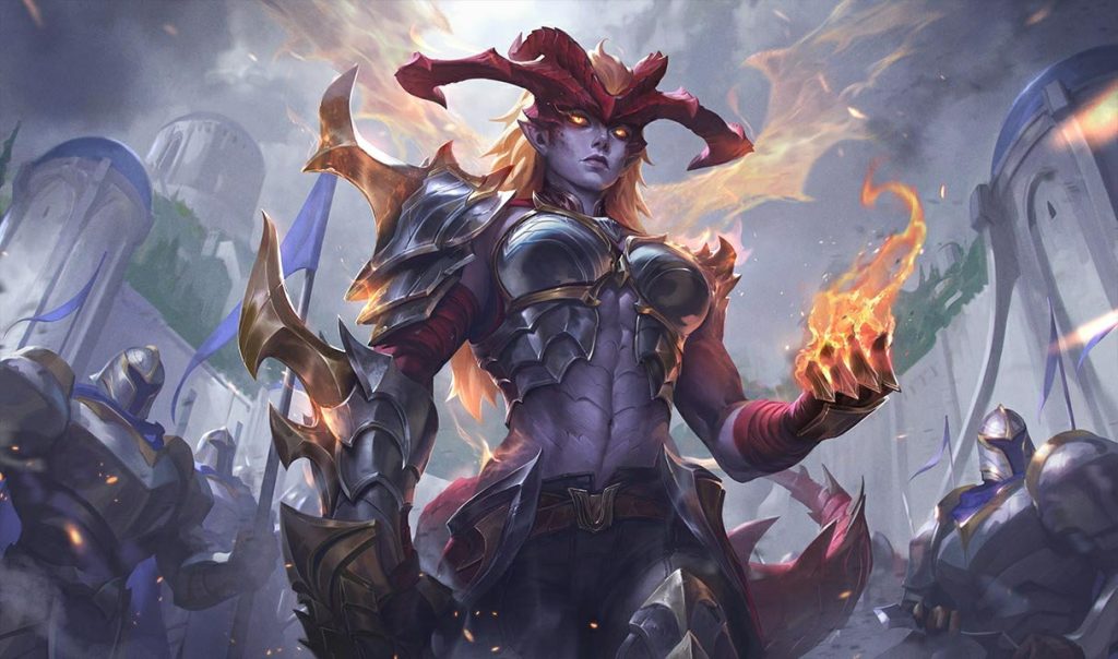 Шивана: сплэш-арт League of Legends