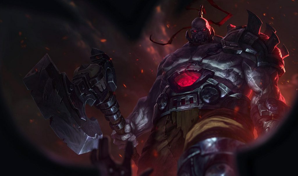 Сион: сплэш-арт League of Legends