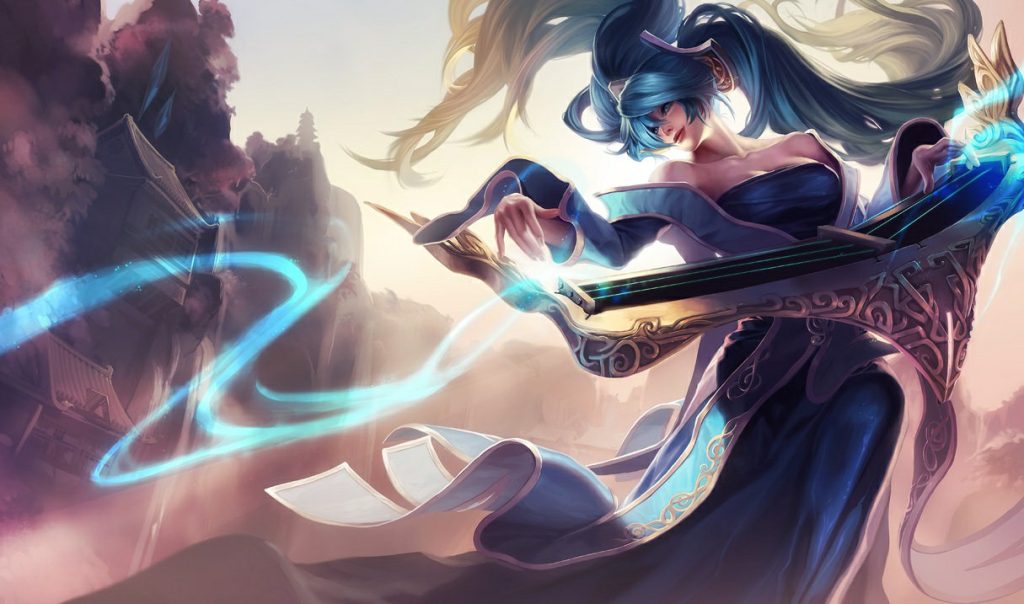 Сона: сплэш-арт League of Legends
