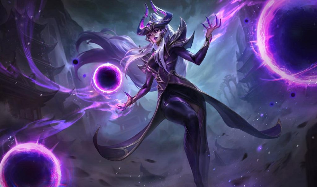 Синдра: сплэш-арт League of Legends
