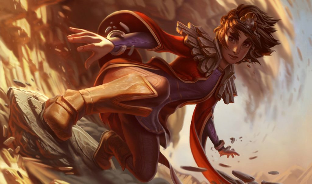 Талия: сплэш-арт League of Legends