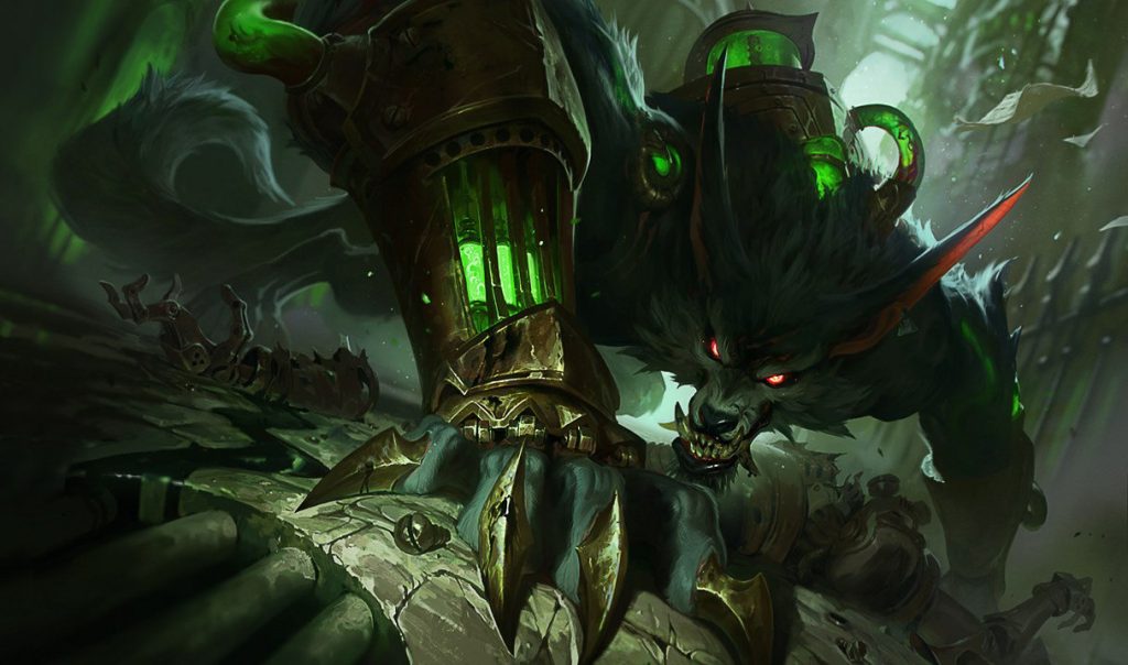 Варвик: сплэш-арт League of Legends