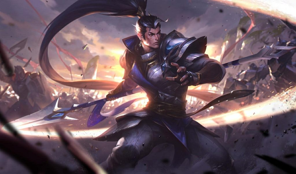 Ксин Жао: сплэш-арт League of Legends