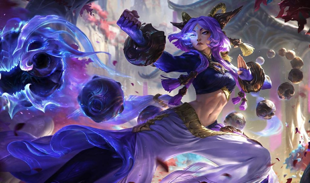 Юнара: сплэш-арт League of Legends